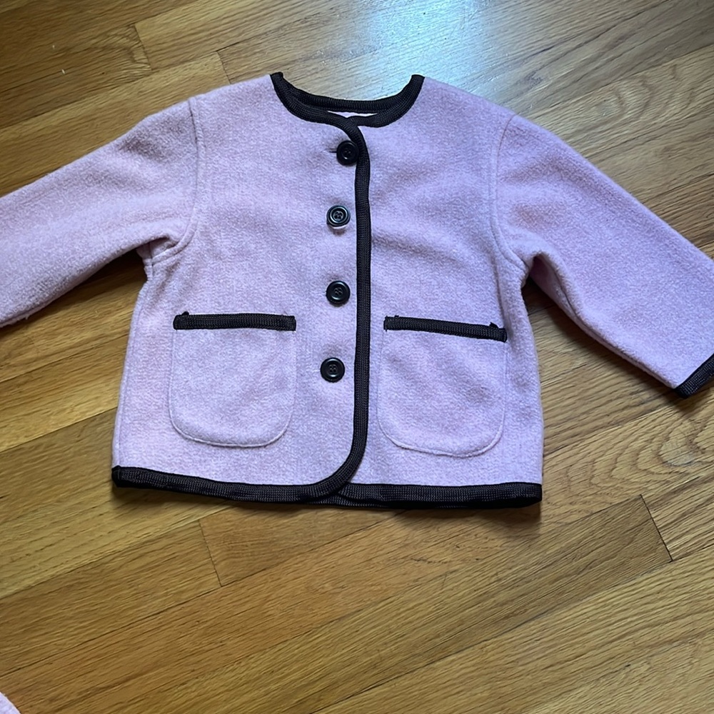 Katie and Company pink and brown jacket